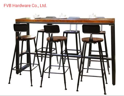 Metal High Top Bar Stool Chairs Cast Iron High Chair And High Table