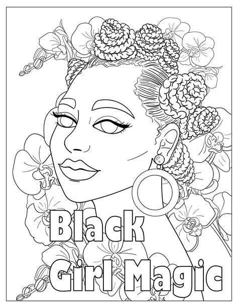 Pin On Black Women Diversity Coloring Pages