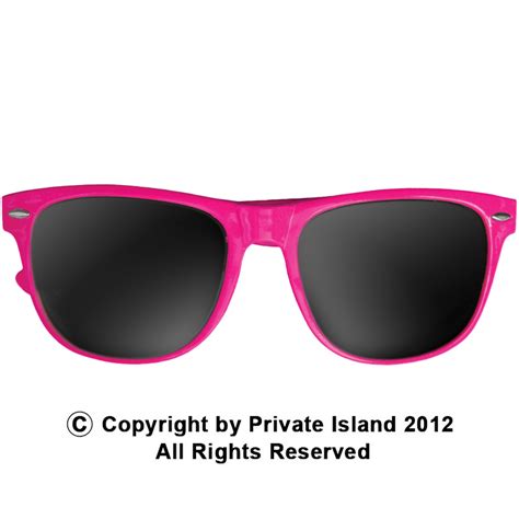 Hot Pink Sunglasses Wayfarer Pink 1054