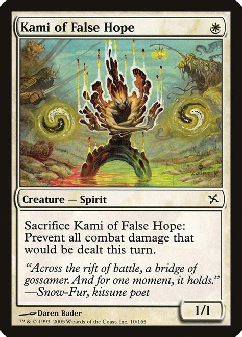 Kami Of False Hope · Betrayers Of Kamigawa Bok 10 · Scryfall Magic