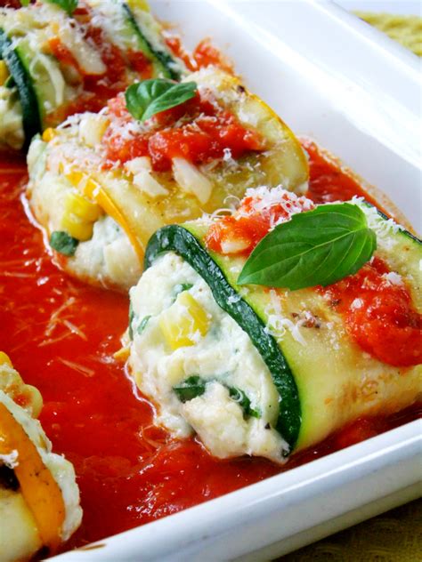 Zucchini Roll Ups With Ricotta And Summer Corn Proud Italian Cook