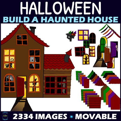 Haunted House Clipart Png Creepy Halloween House Clipart Clip Art