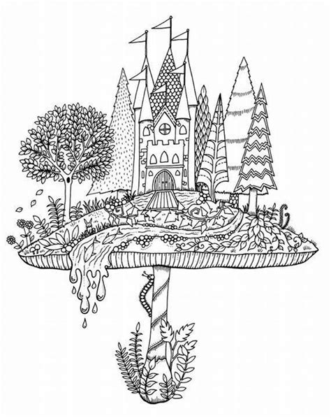 Discover all our printable coloring pages for adults, to print or download for free ! Enchanted Forest | Enchanted forest coloring book ...