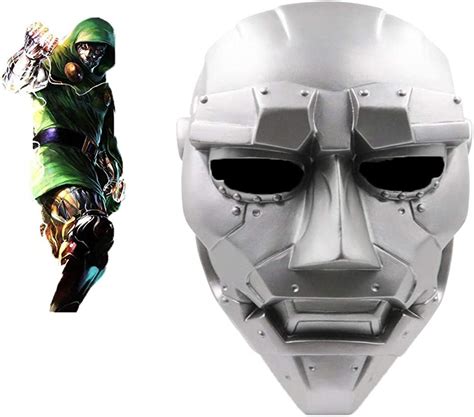 Dr Doom Máscara Cráneo Cosplay Fantástico Cuatro Demonios