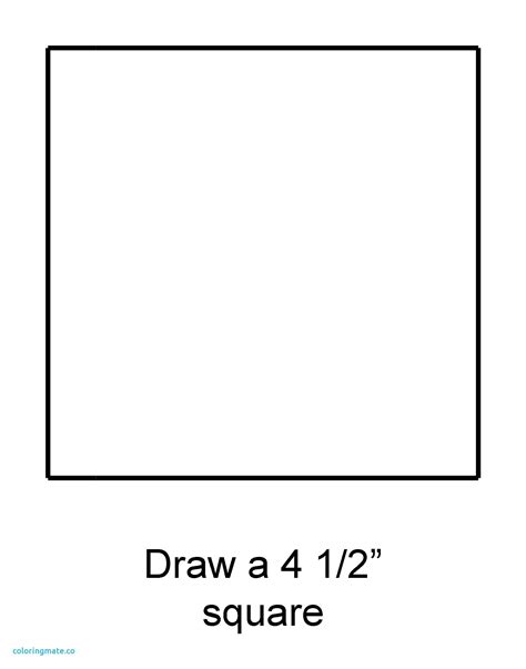 Printable Blank Square Template