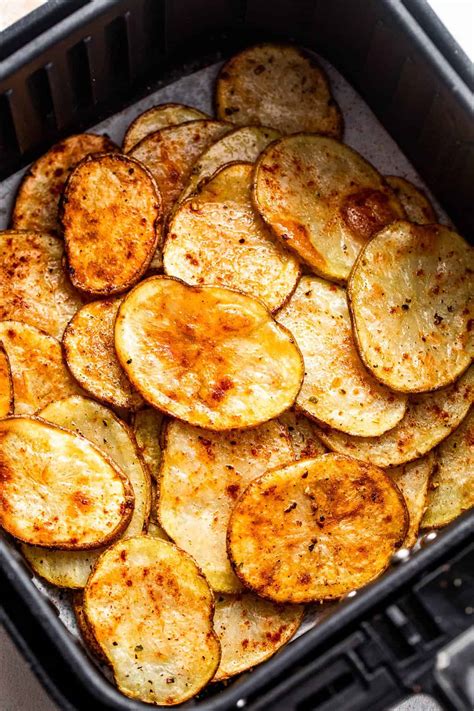 How To Make Crispy Potato Chips In The Air Fryer The Dirty Gyro