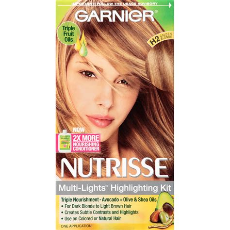 Choose from one of the following highlight kits. Garnier H2 Golden Blonde (Toffee Swirl) Multi-Lights ...
