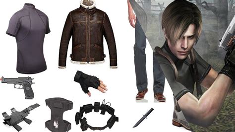 Resident Evil Remake Leon Scott Kennedy Cosplay Costume