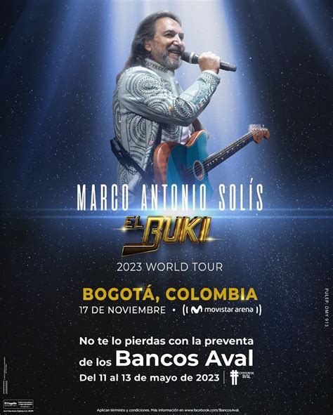 El Buki Tour 2023 Nueva Gira De Marco Antonio Solís Estará En El