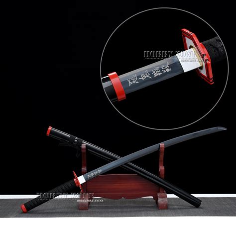 Hand Forged Demon Slayer Giyuu Tomioka Nichirin Sword-Black | Hobby Zone