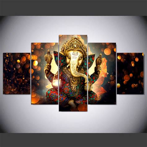 Ganesha Multi Canvas Art