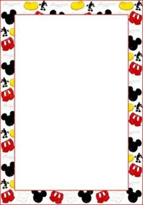 Mickey Mouse Border Template