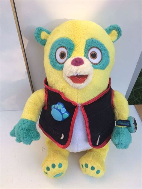 Disney Special Agent Oso Plush Bear With Vest 14 Yellow Teddy Stuffed