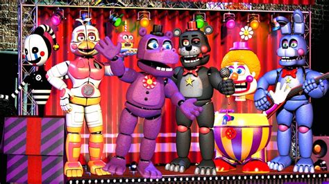 Five Nights At Freddys 6 All Characters All Animatronics And More