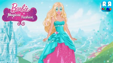 Barbie Magical Fashion Budge World Games For Girls Youtube