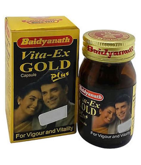 Ayurveda Cure Baidyanath S Vita Ex Gold Plus Capsule No S Pack Of Buy Ayurveda Cure