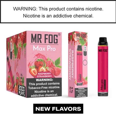 Mr Fog Max Pro For Wholesale 5ml 600mah 1700puffs Disposable Vapes