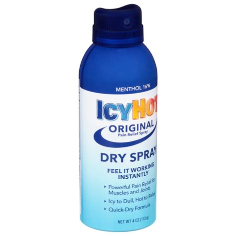 Icy Hot Maximum Strength Dry Spray Hy Vee Aisles Online Grocery Shopping