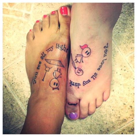 Free shipping in orders over us$10. Best friend tattoos!! You see all my light You love all my ...