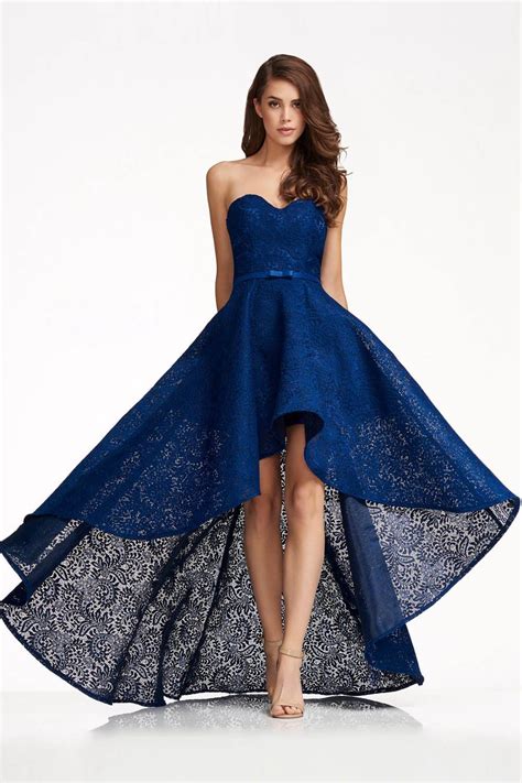 Sweetheart Lace High Low Homecoming Dresses High Low Prom Dresses