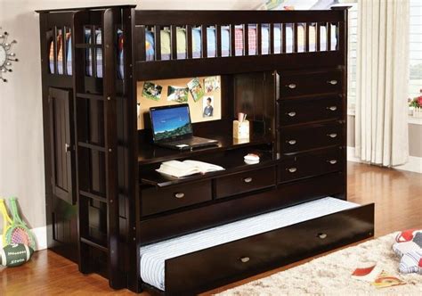We build loft and bunk beds with desks, shelving, storage, drawers and stairs. Kid's or Teen Twin Loft/Bunk Bed with Storage, Desk ...