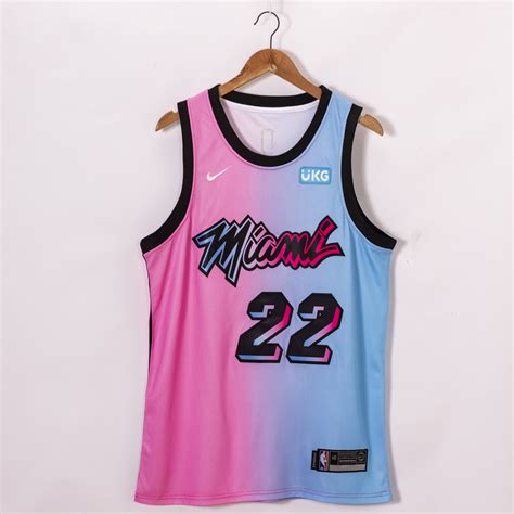 Shop new miami heat apparel and gear at fanatics international. Jimmy Butler #22 Miami Heat 2020-21 Blue Pink Rainbow City Jersey