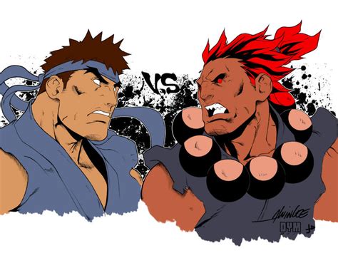 Evil Ryu Vs Akuma By Joaood On Deviantart