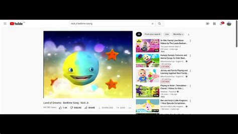 Nick Jr Bedtime Song Youtube