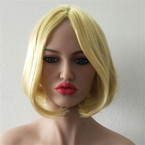 Realistic Sex Doll Head Tpe Lifelike Oral Sex Thick Lips Love Toy Heads