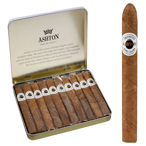 Ashton Esquire Natural 10 Cigars Per Tin - Boswell Pipes