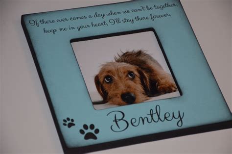 Durable metal tag includes a loop for memorialize your furry friend with our personalized pet memorials for dogs and cats from miles kimball. Personalized Dog Frame, Personalized Cat Frame, Custom Pet ...