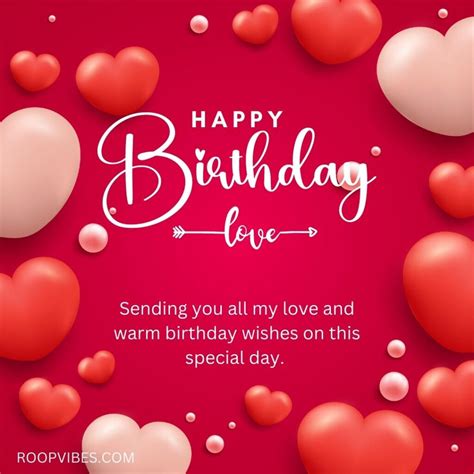 100 Unique Happy Birthday Wishes For Lover With Romantic Images