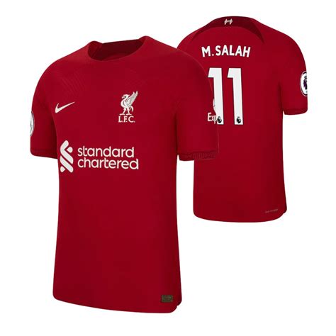 Mohamed Salah Liverpool Youth 2022 23 Home Jersey Red Replica