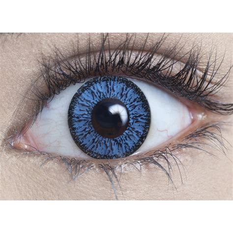 Mesmereyez Coloured Contact Lenses Illusionz Aqua Blue