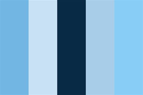 Pastel Blue 4 Color Palette