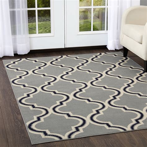 Trellis Moroccan Tile Area Rug Or Floral Lattice Modern Carpet All