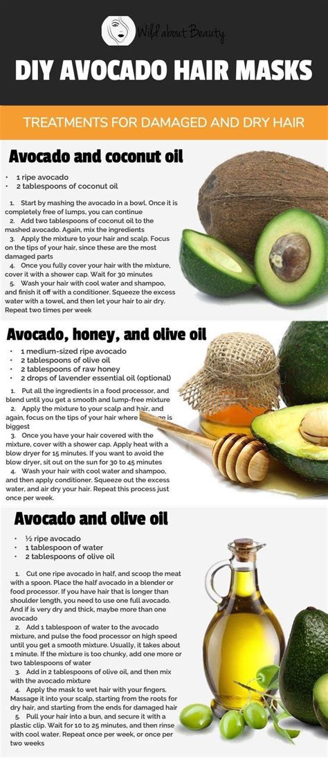 If you blend together some seemingly. 7 DIY Avocado Hair Mask Treatments for Damaged and Dry ...