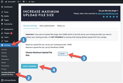 How To Increase The Maximum Upload File Size In Wordpress