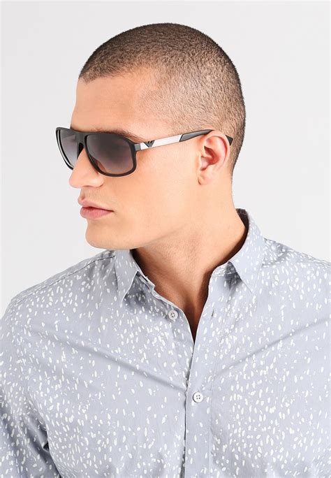 Eleganz trifft auf zeitgenössisches design: Emporio Armani Sonnenbrille - nero - Zalando.de