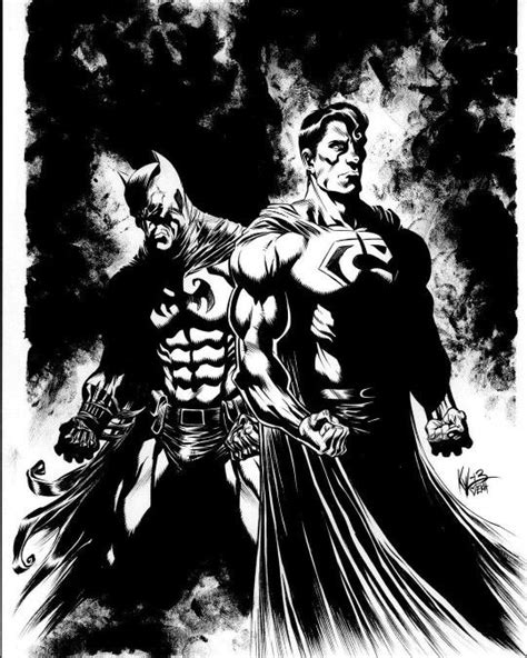 Batmansuperman Comics Artwork Batman And Superman Batman