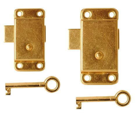 Brass Wardrobe Lock And Key 50mm Or 63mm Cupboard Drawer Cabinet Door