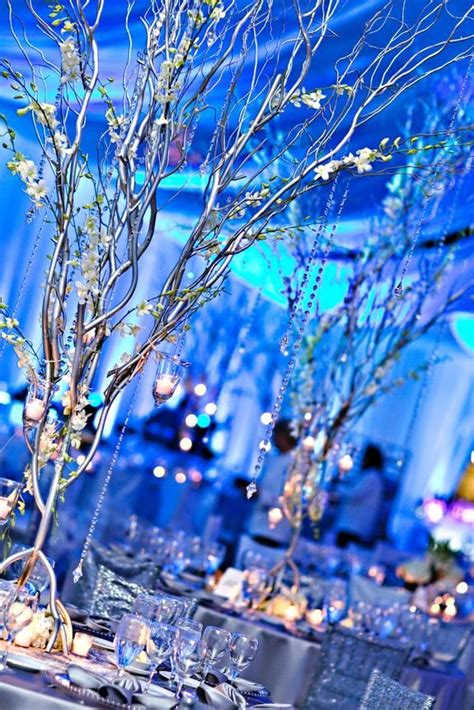 Winter Wonderland Ice Blue Wedding Featuring Tiffany