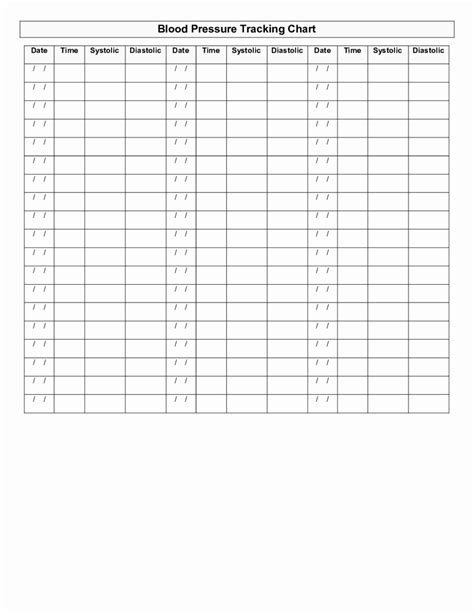 50 Blood Pressure Log With Pulse Ufreeonline Template