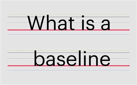 Typography Baseline What Is A Baseline In Typography