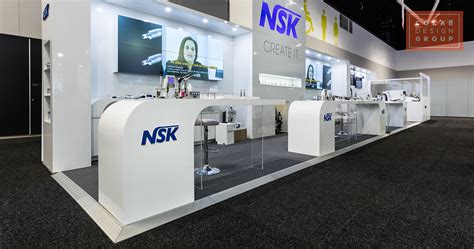 Nsk Oceania Adx Dental Expo Bespoke Exhibition Stand Custom Display