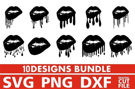 Dripping Queen Svg Dripping Lips Svg Lips Bundle Svg Lips Svg Biting Lips Svg Sexy Lips Svg Kiss