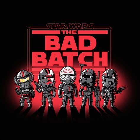 The Bad Batch Lineup Official Star Wars Tee Teeturtle