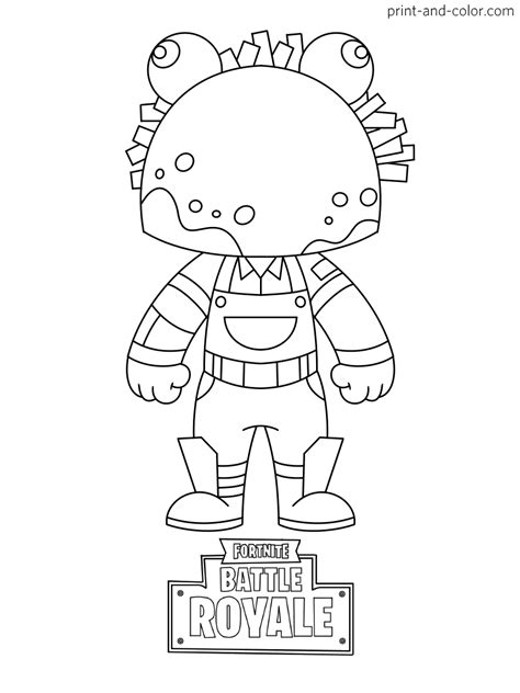 Show your creative and artistic skills. Fortnite coloring pages | Print and Color.com