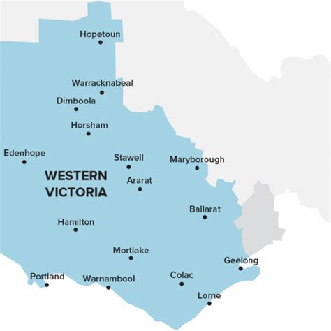 Map Western Victoria · RWAV
