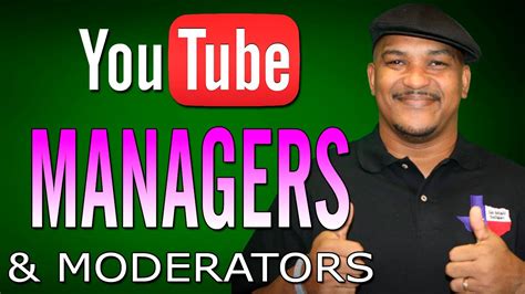 How To Add Managers And Moderators To Your Youtube Channel Youtube
